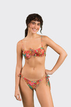 Load image into Gallery viewer, Model Front: Rio De Sol Set Set Tropics Balconet-Tie Lacinho