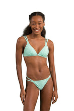 Load image into Gallery viewer, Model Front: Rio De Sol Bottom Bottom Malibu-Menta Mini-Duo