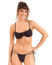 Load image into Gallery viewer, Gallery: Rio De Sol Set Set Dots-Black Balconet-Tie Pipa