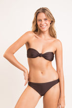 Load image into Gallery viewer, Image 08: Rio De Sol Top Top Shimmer-Coffee Bandeau-Joy