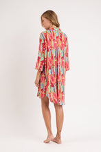 Load image into Gallery viewer, Model Back: Rio De Sol Shirtdress Sea-Bloom Chemise Gabriele