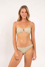 Load image into Gallery viewer, Model Front: Rio De Sol Top Top Brisa-Pistache Juliette