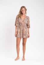 Load image into Gallery viewer, Image 03: Rio De Sol Mini Dress Leopard Mini Dress