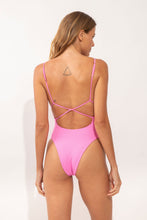 Load image into Gallery viewer, Model Back: Rio De Sol One-Piece Crespinho-Rosa Attaya