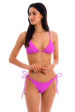 Load image into Gallery viewer, Model Front: Rio De Sol Bottom Bottom St-Tpz-Pink Ibiza