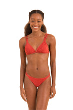 Load image into Gallery viewer, Model Front: Rio De Sol Set Set Malibu-Chili Tri-Duo Mini-Duo