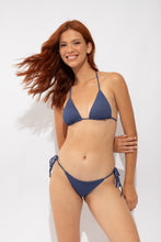 Load image into Gallery viewer, Image 06: Rio De Sol Bottom Bottom Carmel-Blue Lacinho
