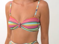 Load and play video in Gallery viewer, Video: Rio De Sol Set Set Supercolor Bandeau-Joy Highwaist-Spin