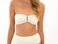 Load and play video in Gallery viewer, Video: Rio De Sol Bottom Bottom Brisa-Offwhite Hotpants