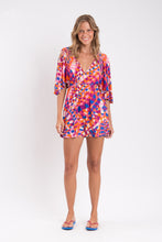 Load image into Gallery viewer, Model Front: Rio De Sol Mini Dress Funny Mini Dress