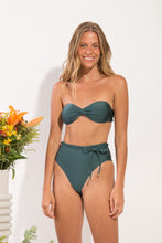 Load image into Gallery viewer, Model Front: Rio De Sol Set Set Palace Twist Belted-High-Waist
