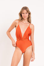Load image into Gallery viewer, Image 09: Rio De Sol One-Piece Shimmer-Paprica New Vegas