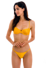 Load image into Gallery viewer, Model Front: Rio De Sol Top Top Eden-Pequi Balconet