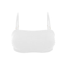 Load image into Gallery viewer, Product Front: Rio De Sol Top Top Sand-White Bandeau-Reto