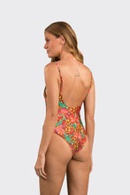Load image into Gallery viewer, Model Back: Rio De Sol One-Piece Tropics Hype