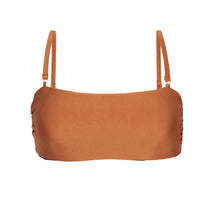 Load image into Gallery viewer, Product Front: Rio De Sol Top Top Nocciola Bandeau-Reto
