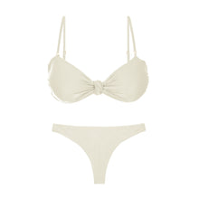 Load image into Gallery viewer, Product Front: Rio De Sol Set Set Touch-Natural Bandeau-Joy Mia
