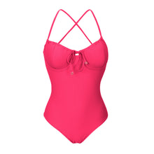 Load image into Gallery viewer, Product Front: Rio De Sol One-Piece Dots-Virtual-Pink Julia

