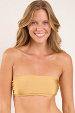 Load image into Gallery viewer, Gallery: Rio De Sol Top Top Fluity-Dourado Bandeau-Reto
