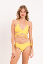 Load image into Gallery viewer, Model Front: Rio De Sol Top Top Amarelo Kate
