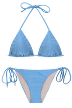 Load image into Gallery viewer, Product Front: Rio De Sol Set Set Shimmer-Baltic-Sea Tri-Inv Ibiza-Comfy
