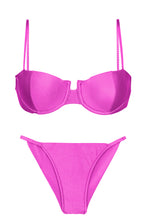 Load image into Gallery viewer, Product Front: Rio De Sol Set Set Eden-Pink Balconet Cheeky-Fixa
