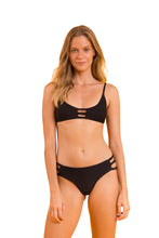 Load image into Gallery viewer, Model Front: Rio De Sol Bottom Bottom Bora-Black Madrid-Trio

