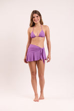 Load image into Gallery viewer, Model Front: Rio De Sol Beach Skirt Bio-Floreira Mini Skirt
