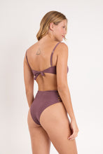 Load image into Gallery viewer, Model Back: Rio De Sol Set Set Malibu-Ebano Bandeau-Iris Highwaist-Spin-Iris
