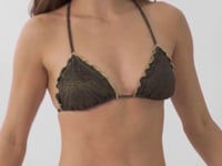 Load and play video in Gallery viewer, Video: Rio De Sol Top Top Radiante-Black Frufru
