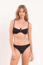 Load image into Gallery viewer, Model Front: Rio De Sol Bottom Bottom Dots-Black Essential-Comfy
