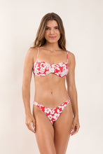 Load image into Gallery viewer, Model Front: Rio De Sol Bottom Bottom Pua-Hibiscus Kai
