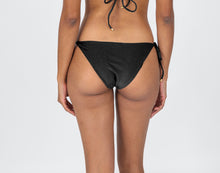 Load image into Gallery viewer, Model Back: Rio De Sol Bottom Bottom Shimmer-Black Ibiza-Comfy
