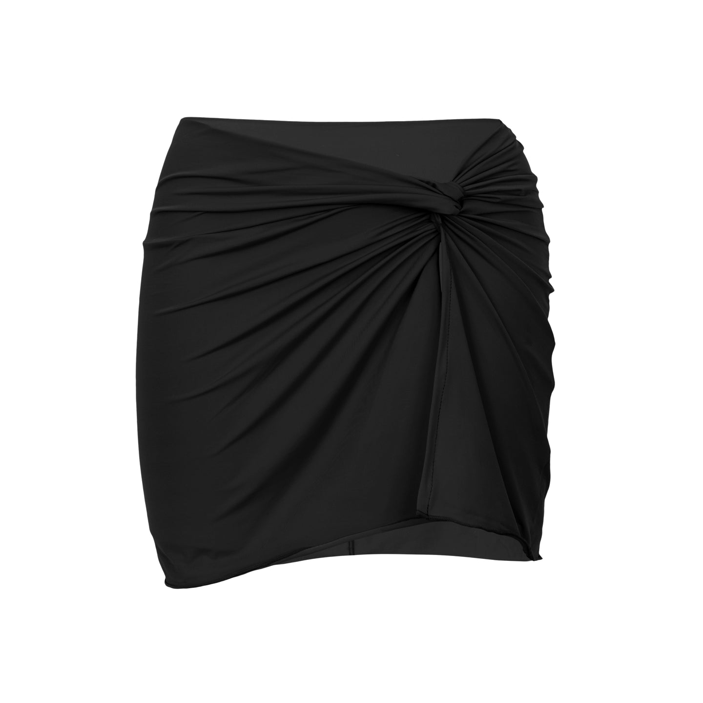 Product Front: Rio De Sol Beach Skirt Nero Skirt-Knot