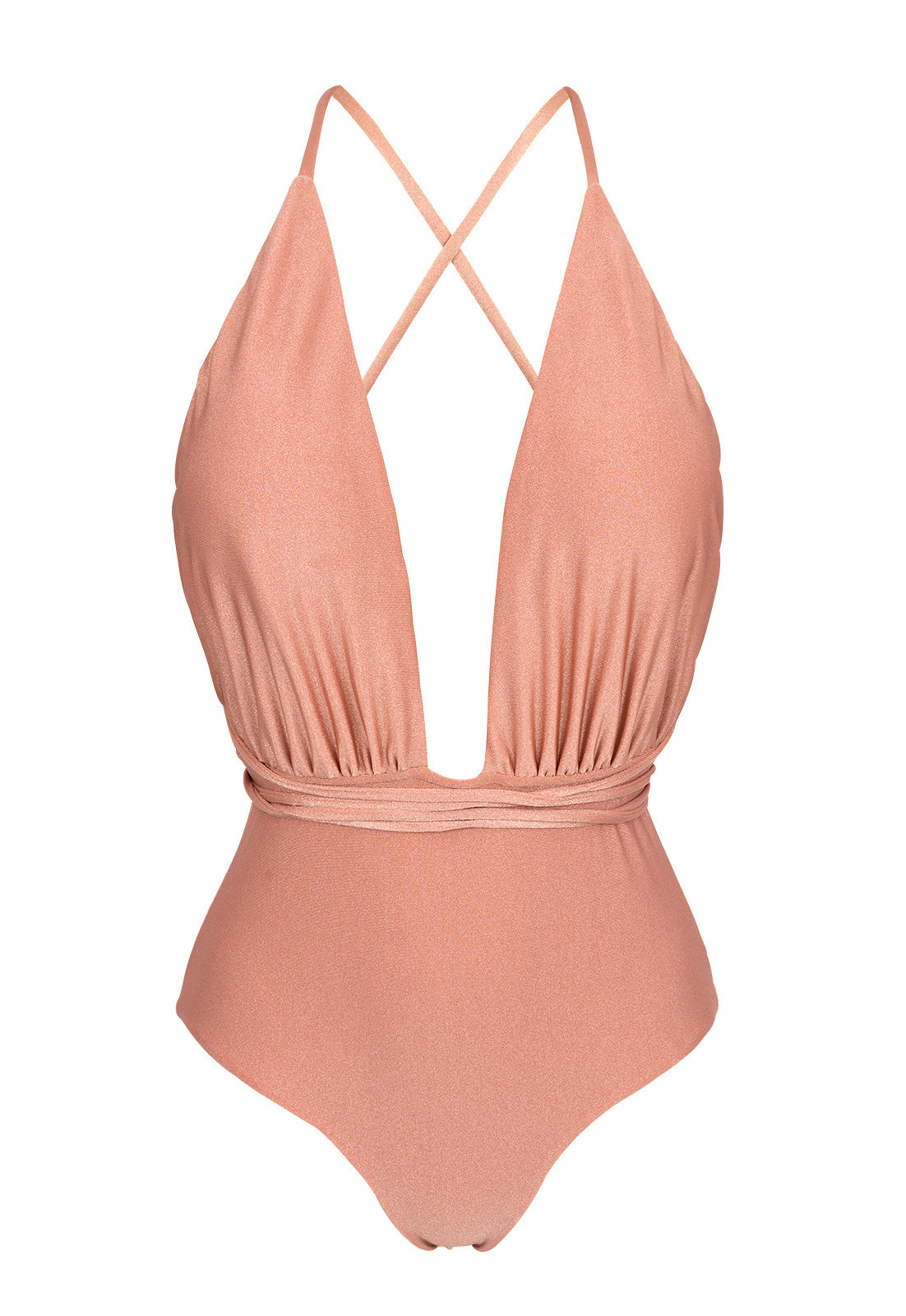 Product Front: Rio De Sol One-Piece Rose New Vegas