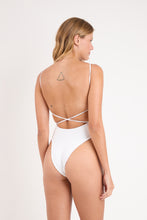 Load image into Gallery viewer, Model Back: Rio De Sol One-Piece Sand-White Adele
