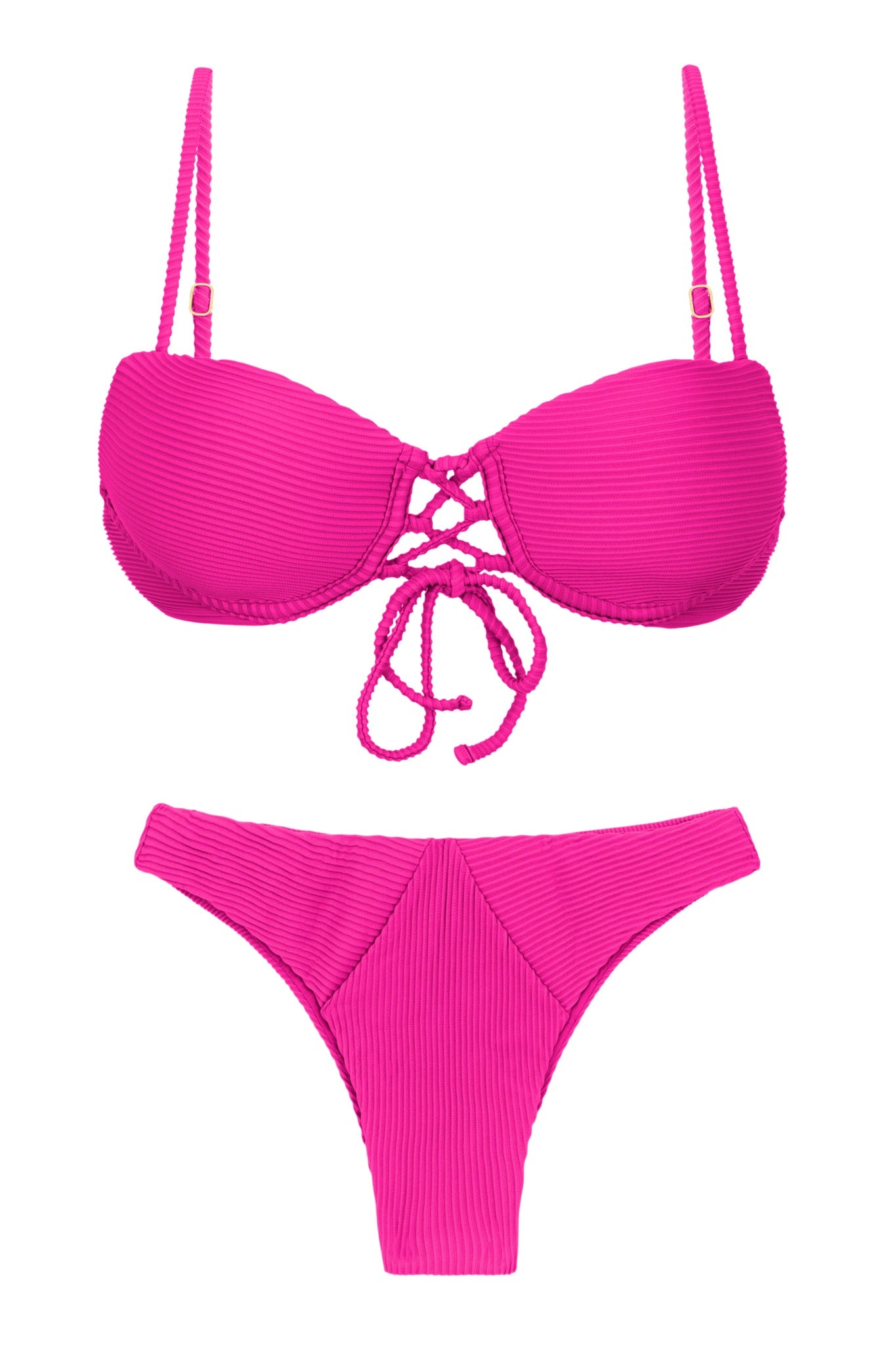 Product Front: Rio De Sol Set Set Cotele-Amaranto Balconet-Pushup Lisboa