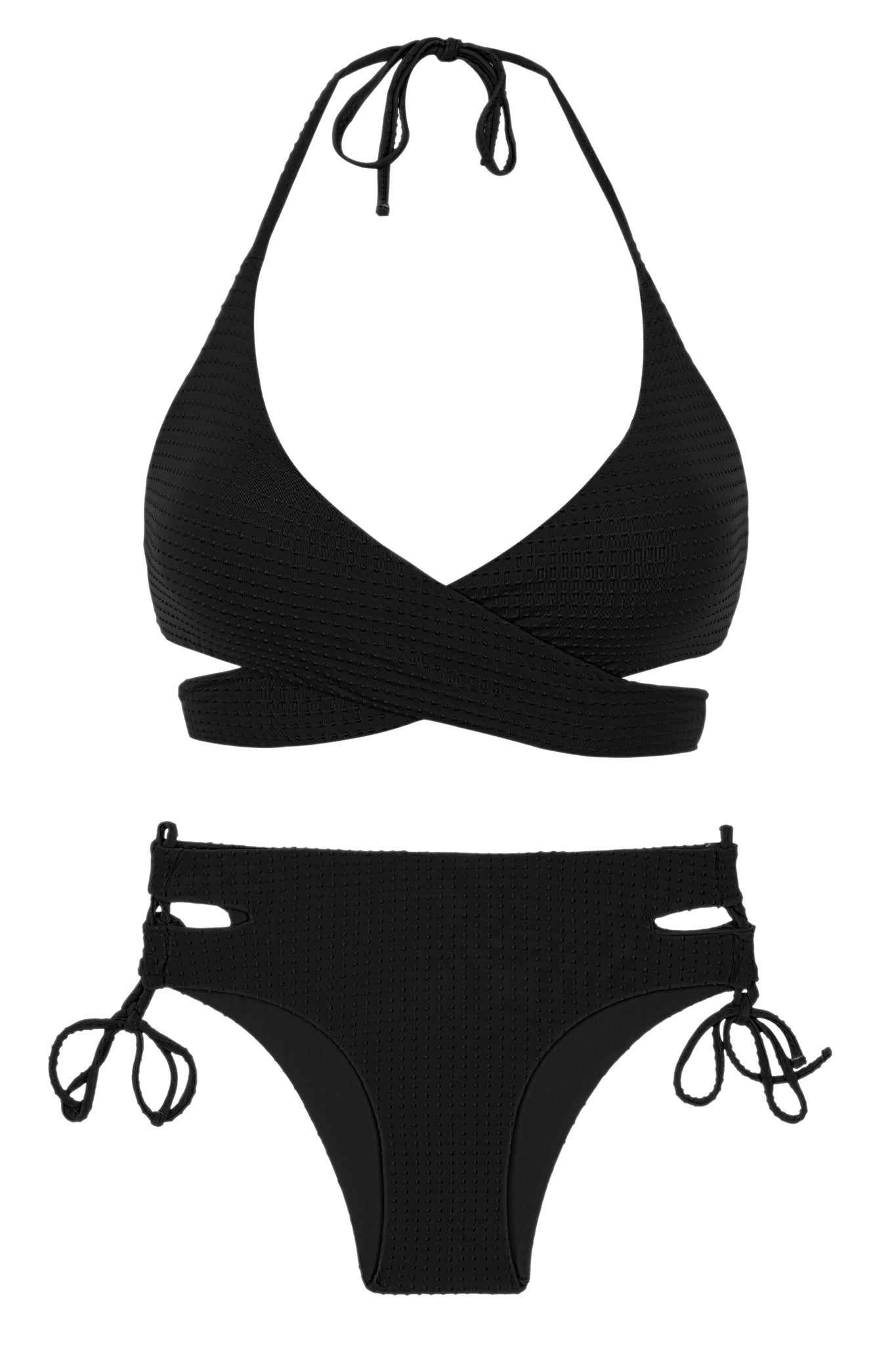 Product Front: Rio De Sol Set Set Dots-Black Kate Madrid