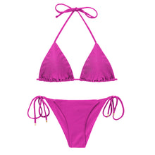 Load image into Gallery viewer, Product Front: Rio De Sol Set Set Shimmer-Gaia Tri-Inv Cheeky-Tie
