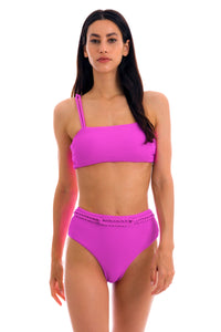 Model Front: Rio De Sol Set Set St-Tpz-Pink Reto Hotpant-High