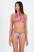 Load image into Gallery viewer, Model Front: Rio De Sol Set Set Tulip-Garden Halter-Cos Rio-Cos
