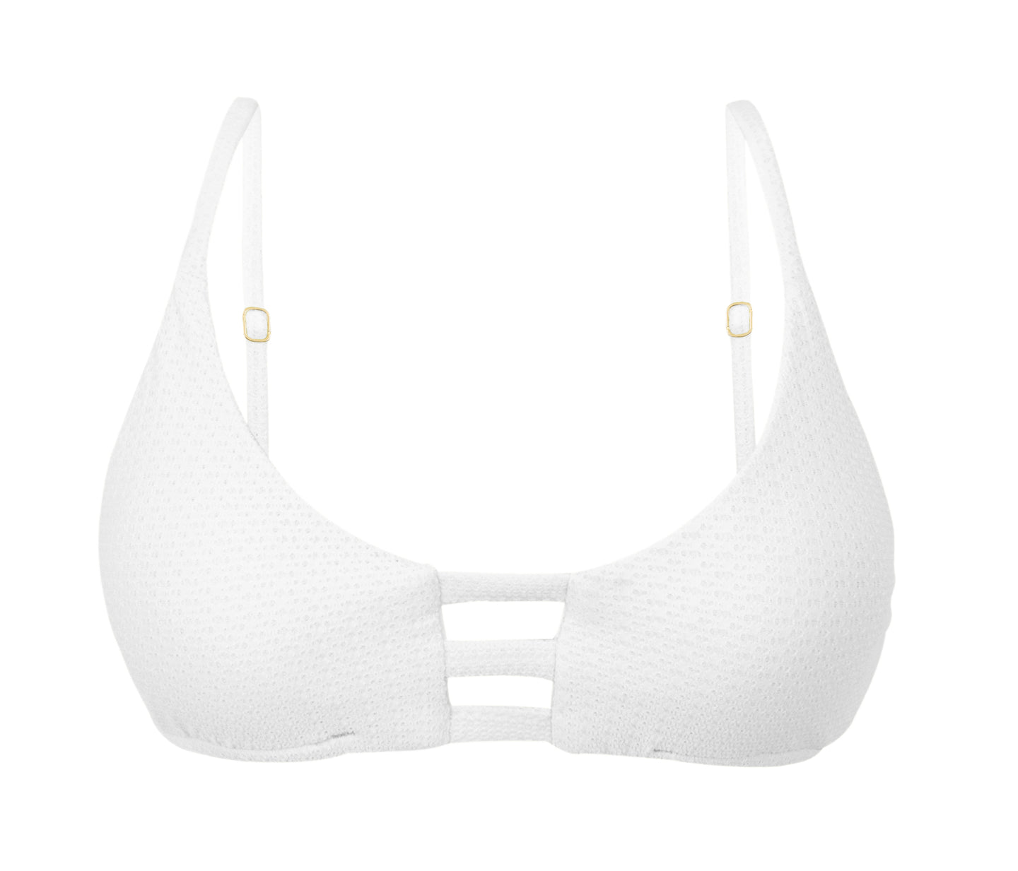Product Front: Rio De Sol Top Top Bora-White Bra-Trio