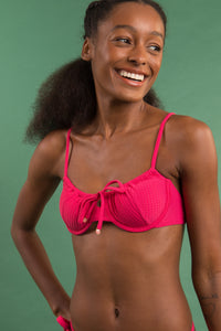 Image 10: Rio De Sol Top Top Dots-Virtual-Pink Balconet-Tie