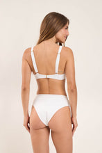 Load image into Gallery viewer, Model Back: Rio De Sol Top Top Sand-White Chantal
