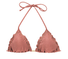 Load image into Gallery viewer, Product Front: Rio De Sol Top Top Shimmer-Copper Frufru

