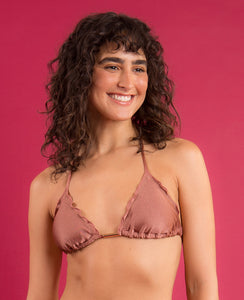 Image 09: Rio De Sol Top Top Shimmer-Copper Frufru