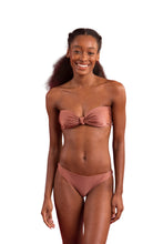 Load image into Gallery viewer, Top Shimmer-Copper Bandeau-Joy
