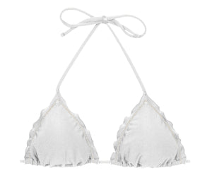Top Shimmer-White Frufru