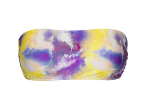 Top Tiedye-Purple Bandeau-Reto